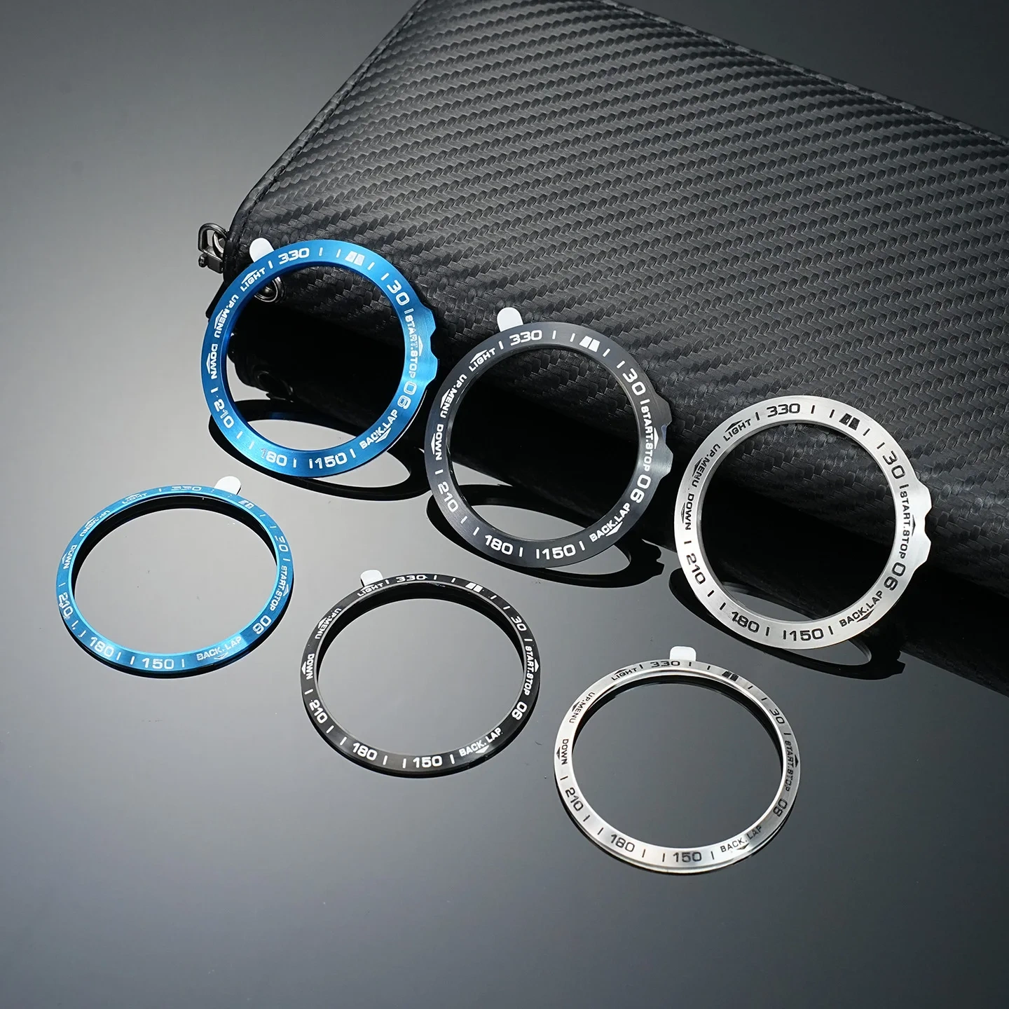 Compatible with Garmin Fenix 5 6 7 8 Replacement Bezel - Solid Stainless Steel Bezel Ring, Aftermarket Bezel Insert accessories