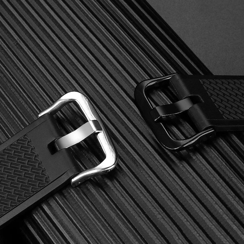 Silicone Watchband 16mm For Casio GM110 GM-110 Watch Strap G-SHOCK GM-110GB Waterproof Soft Resin Rubber Bracelet Men Wristbands