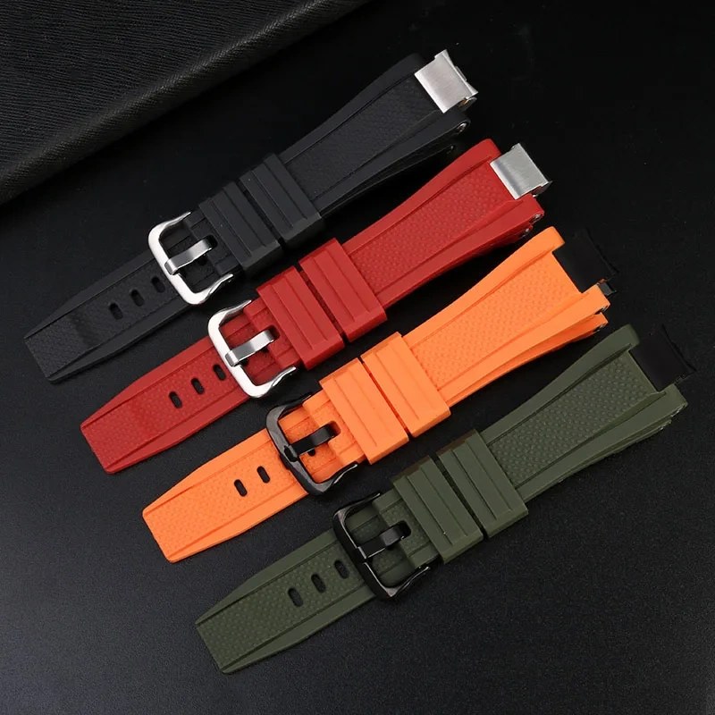 High Quality Modified Rubber Watchband For Casio G-SHOCK GST-B400 GST-B400BD/AD Sports Bracelet Silicone Waterproof Watch Strap