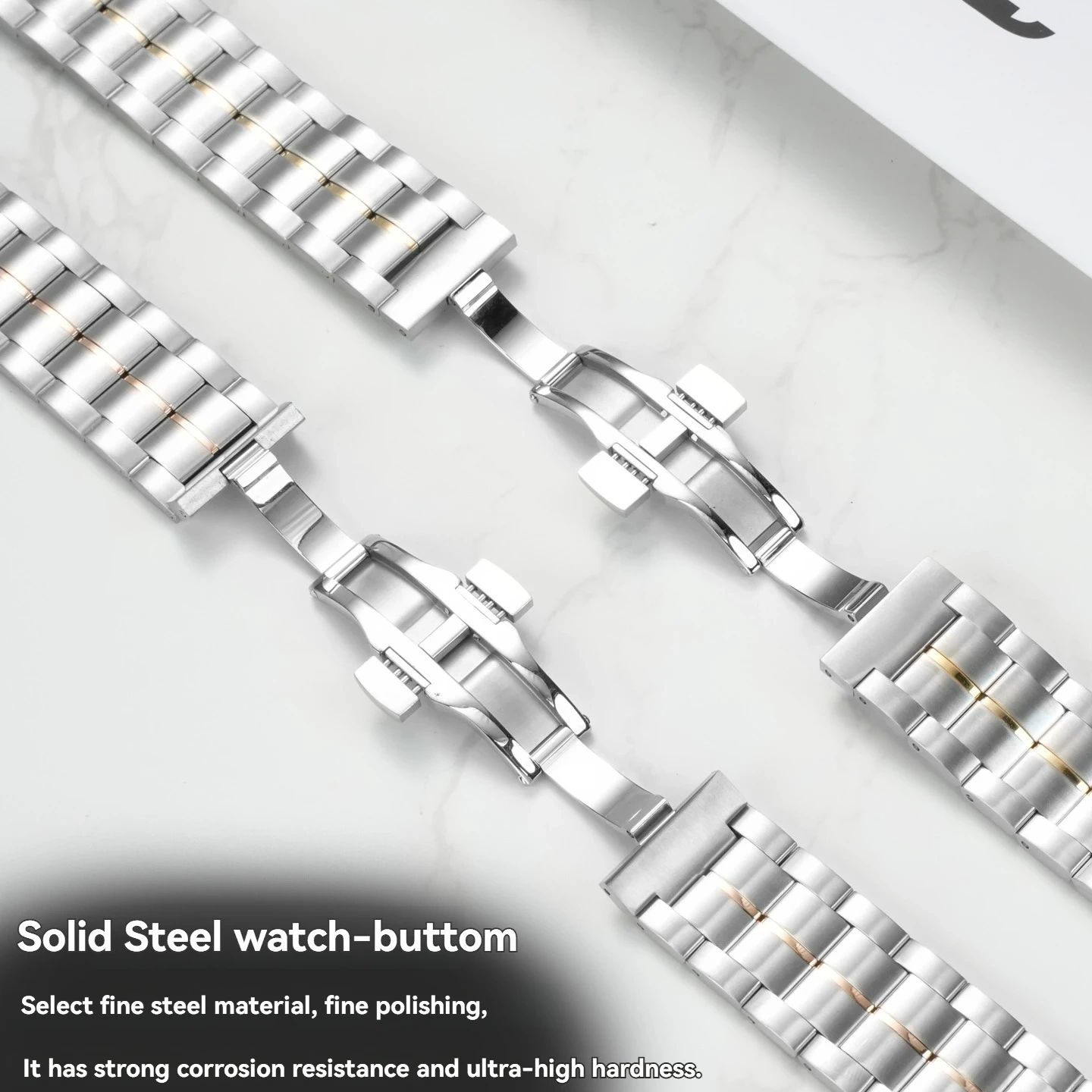 22mm Solid Stainless Steel Strap with Curved End Links For Tissot T086.207 T-Classic Watch Band Water Resistant Bracelet for Men