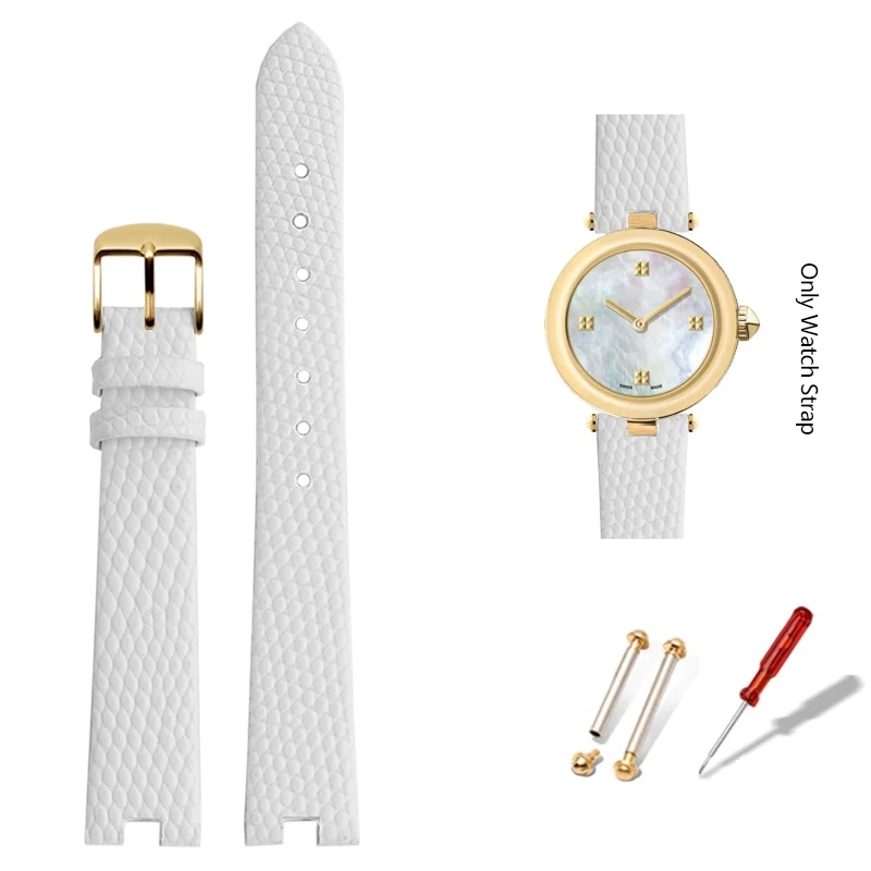For Gucci YA141.4 YA141505 G-C Watch Strap Women High-quality Waterproof Genuine Leather Watch band Notch 12*5MM 14*5MM Bracelet