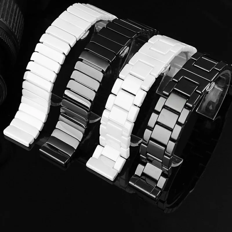 High Quality 14 16mm 18mm 20mm 21mm 22mm For Seiko Tissot Armani Citizen Omega Ck Ceramic Watch Strap men's And Women's Bracelet
