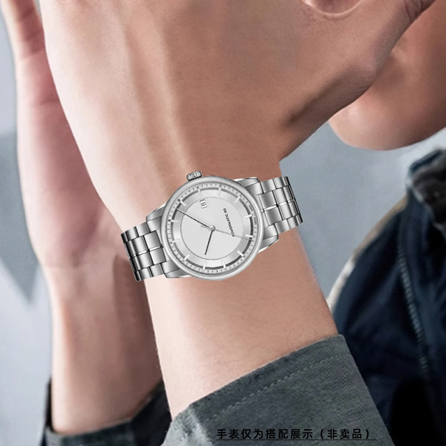 22mm Solid Stainless Steel Strap with Curved End Links For Tissot T086.207 T-Classic Watch Band Water Resistant Bracelet for Men