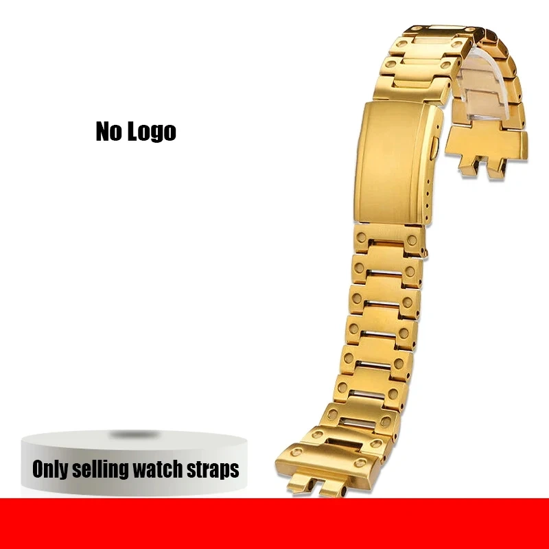 For Casio G-SHOCK Small Block GMW-B5000 Modified 316L Solid Stainless Steel Case Watch Band Accessories for Men Strap Watch Set