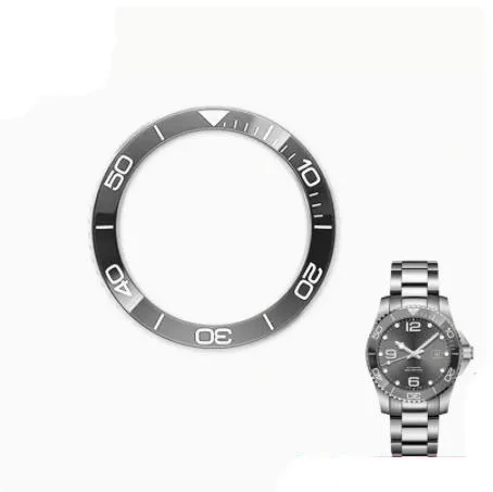 39mm 41mm Ceramic scale ring watch outer ring accessories For Longines Concas L3.781/782 Men Luminous Ceramic Bezel Insert  Dial