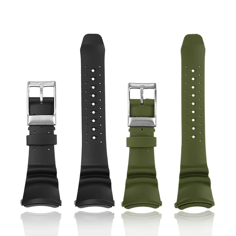 For Citizen Little Monster Bracelet BJ8050-08E BJ8057 8058 canned diving Watch band Waterproof Men's Silicone Rubber watch strap