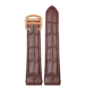 20mm Watch Strap For Cartier Roadster Sports Car W6206018 W6206017 High-quality Men women Cow Leather Watch Band 19mm Bracelet