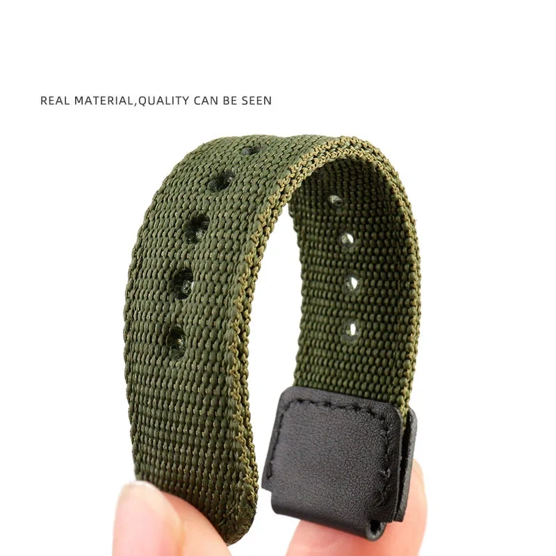 Nylon Leather Strap For Casio AE-1200 AQ-S810W AE-1000W AE1200 SGW-300/400H/500H F91W/F84/W735 MRW-200H Watchband Men's Bracelet