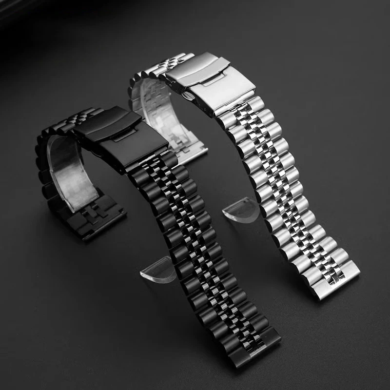 Stainless Steel Watch Strap For Seiko Jubilee SRPD63K1 SRPA21 SRP777 SKX007/009 Men Metal Watch band 18 20mm 21mm 22mm Bracelet