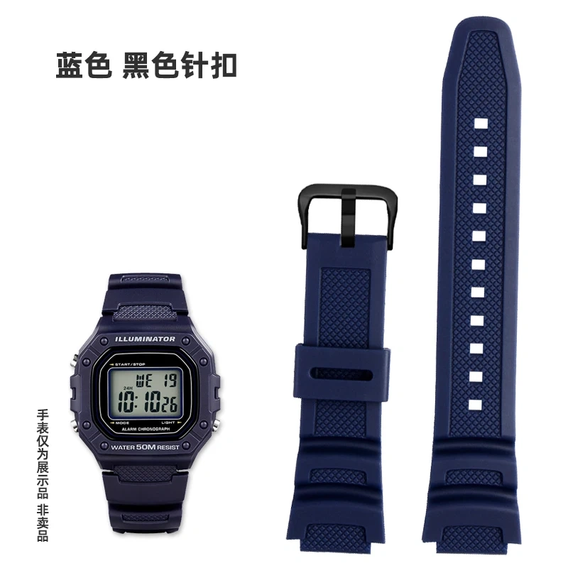 Resin Silicone Strap For Casio Watch Band SGW-300 SGW-300H/400/500 AE1200 AE1100 MRW-200 W218H Waterproof Rubber Sport Bracelet