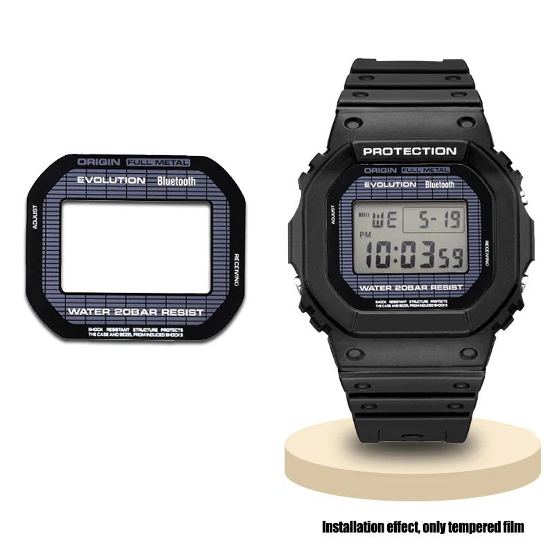 For Casio DW5600/ 5610 5635 Explosion-proof Screen Watch Screen Protector Anti-Scratch Watch Tempered film Sport Watch LCD Film