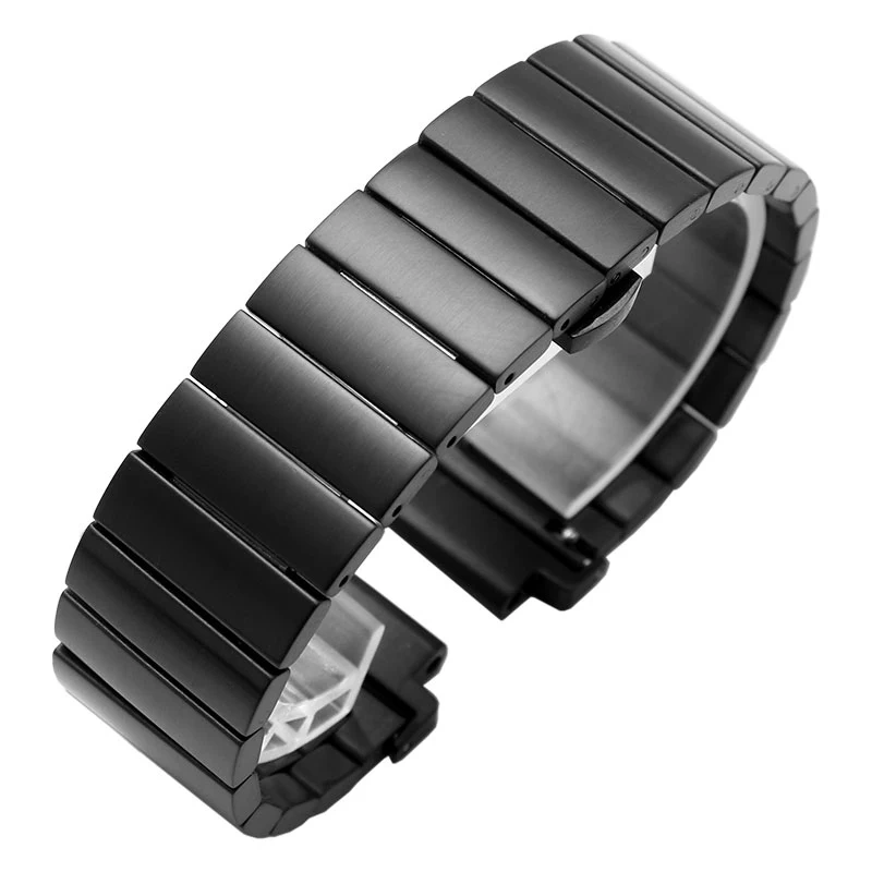 For Men's TIMEX T2N720 T2N721 TW2R55500 T2N739 Garmin Soild Stainless Steel Watchband Watch Strap 24*16mm Lug End Metal Bracelet