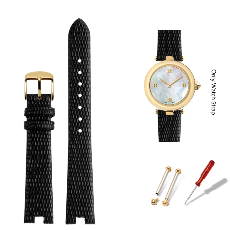 For Gucci YA141.4 YA141505 G-C Watch Strap Women High-quality Waterproof Genuine Leather Watch band Notch 12*5MM 14*5MM Bracelet