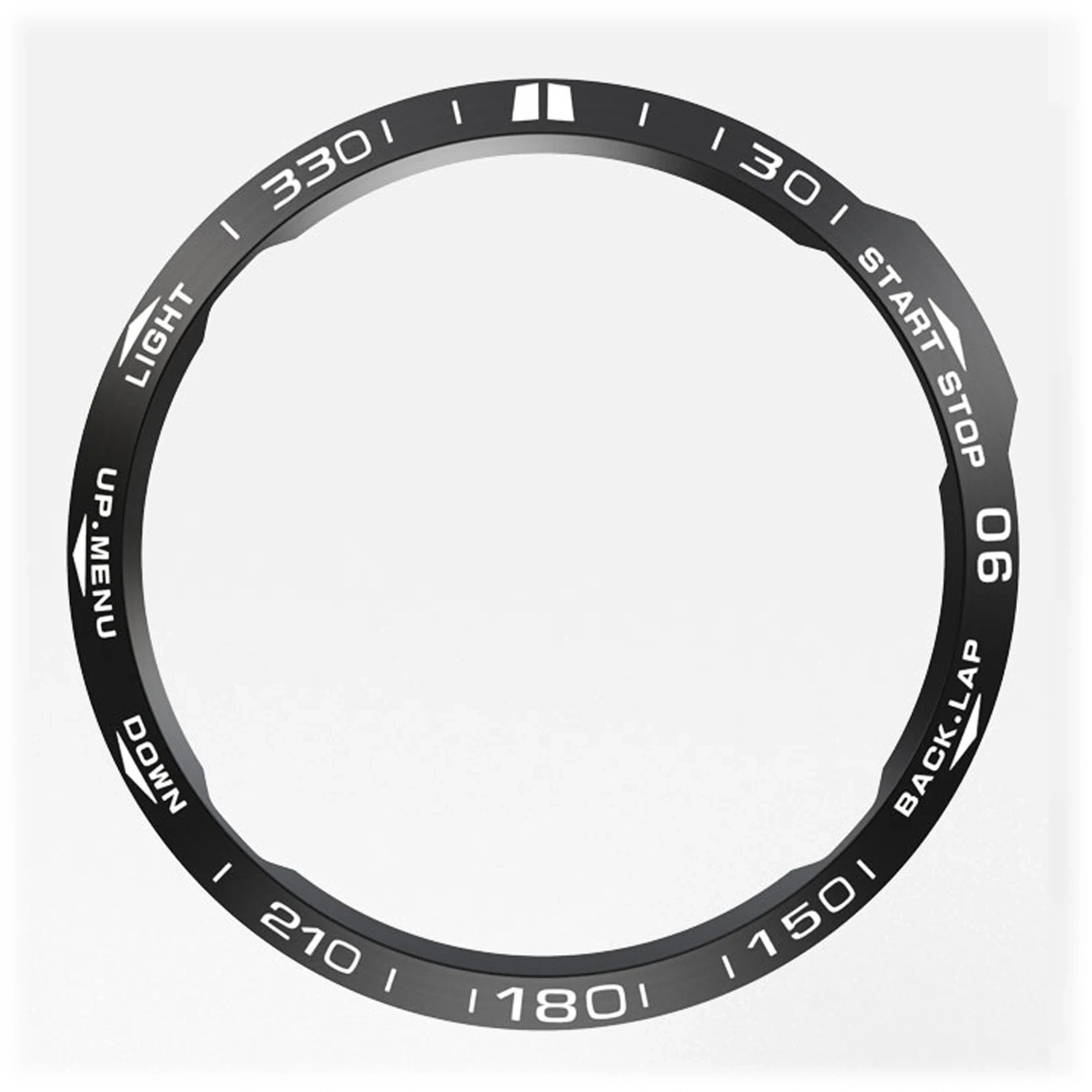 Compatible with Garmin Fenix 5 6 7 8 Replacement Bezel - Solid Stainless Steel Bezel Ring, Aftermarket Bezel Insert accessories