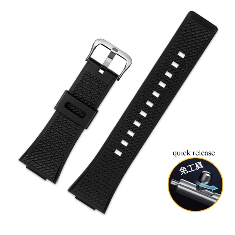 Silicone Watchband 16mm For Casio GM110 GM-110 Watch Strap G-SHOCK GM-110GB Waterproof Soft Resin Rubber Bracelet Men Wristbands