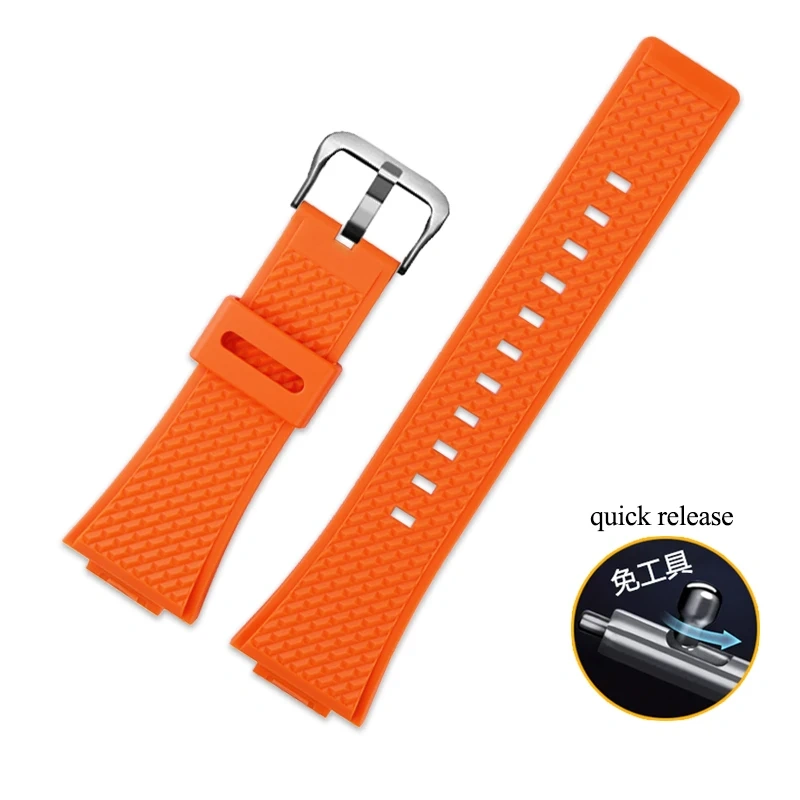 Silicone Watchband 16mm For Casio GM110 GM-110 Watch Strap G-SHOCK GM-110GB Waterproof Soft Resin Rubber Bracelet Men Wristbands