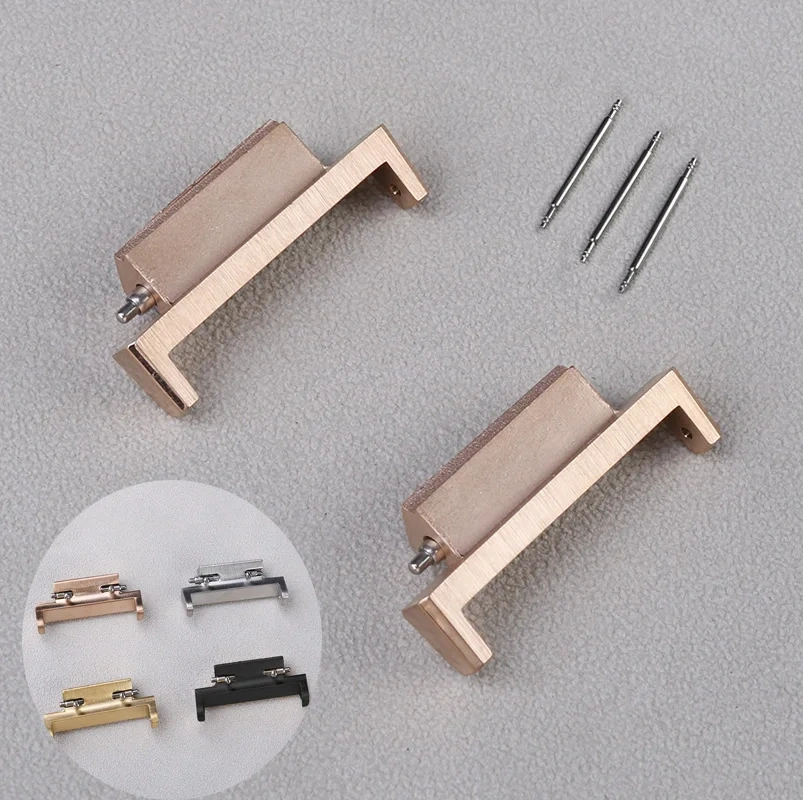 22mm Band Stainless Steel Adapter For Casio G-Shock GA2100 GA-2110 Men and women Rose gold Watch Refit Connector Accessories