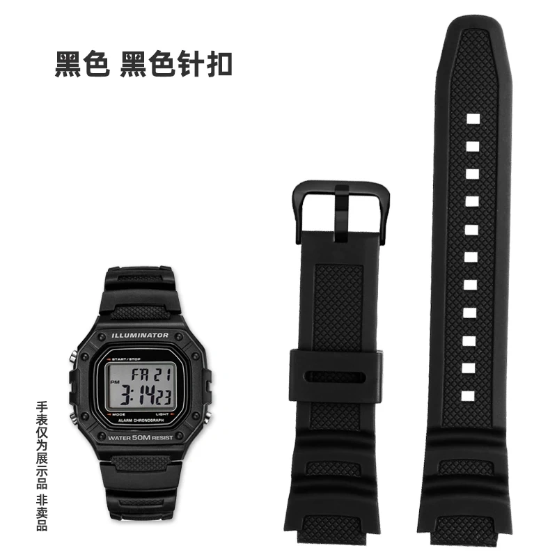 Resin Silicone Strap For Casio Watch Band SGW-300 SGW-300H/400/500 AE1200 AE1100 MRW-200 W218H Waterproof Rubber Sport Bracelet