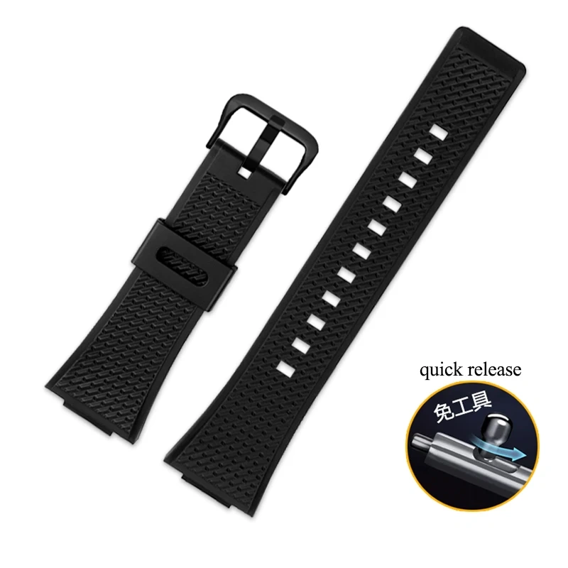 Silicone Watchband 16mm For Casio GM110 GM-110 Watch Strap G-SHOCK GM-110GB Waterproof Soft Resin Rubber Bracelet Men Wristbands