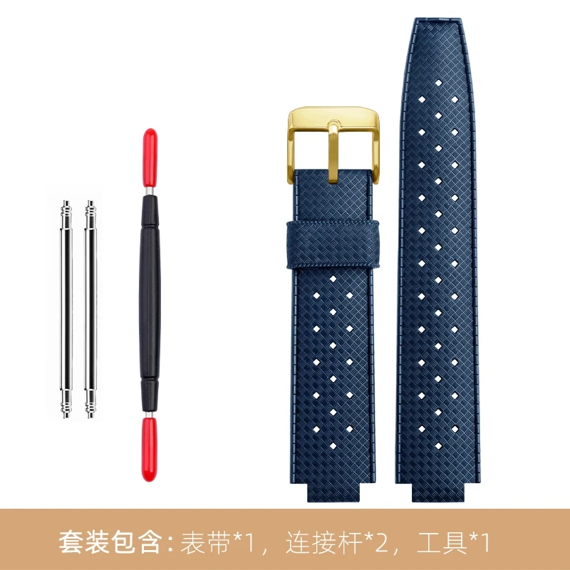 Rubber Watch Band Q114k Dedicated For LV Louis Vuitton Tambour Watch Strap Q1121 Men Sports Silicone Bracelet 20×12MM Wristband