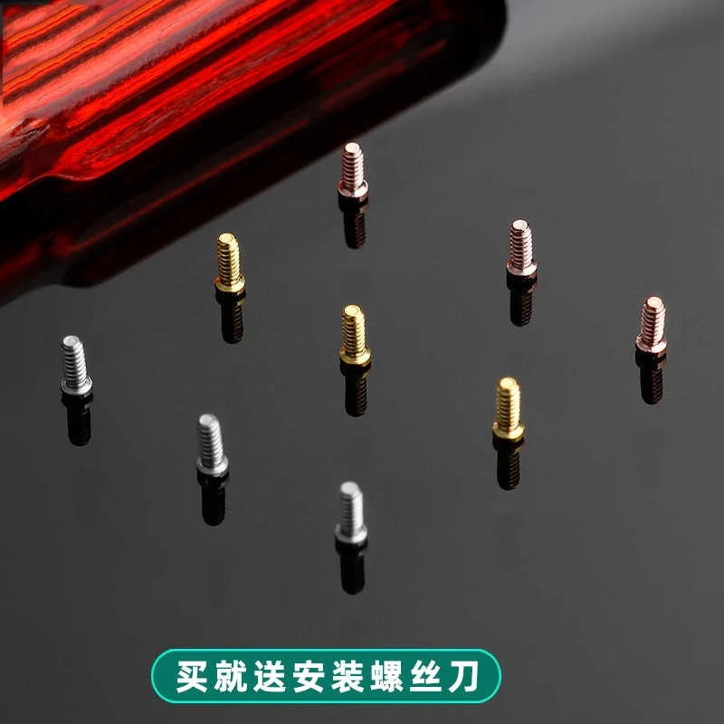 28 36mm For Cartier Blue Balloon Watch Stainless Steel Rear Cover Screw Bottom Cover Back Screw Straight Screw Watch Accessories