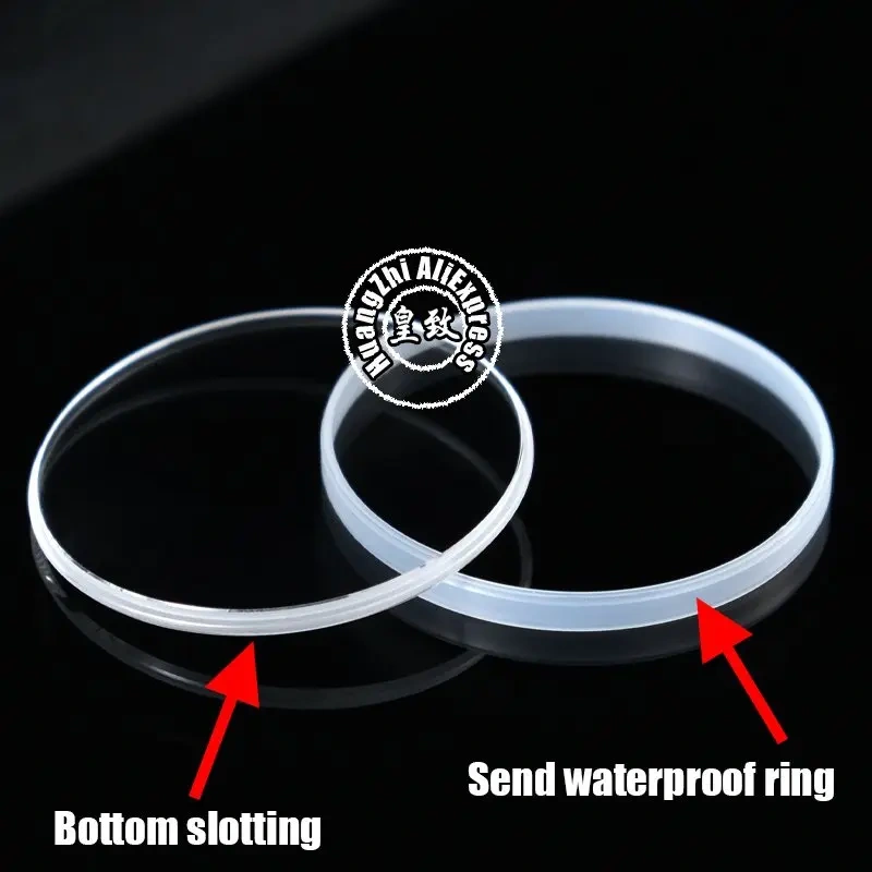 For Rolex Sapphire Glass Explorer 36/39 Dial 114270 124270 124273 214270 116400 Watch Mirror Gasket Flat scratch resistant lens