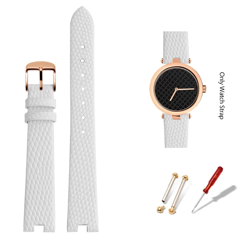 For Gucci YA141.4 YA141505 G-C Watch Strap Women High-quality Waterproof Genuine Leather Watch band Notch 12*5MM 14*5MM Bracelet