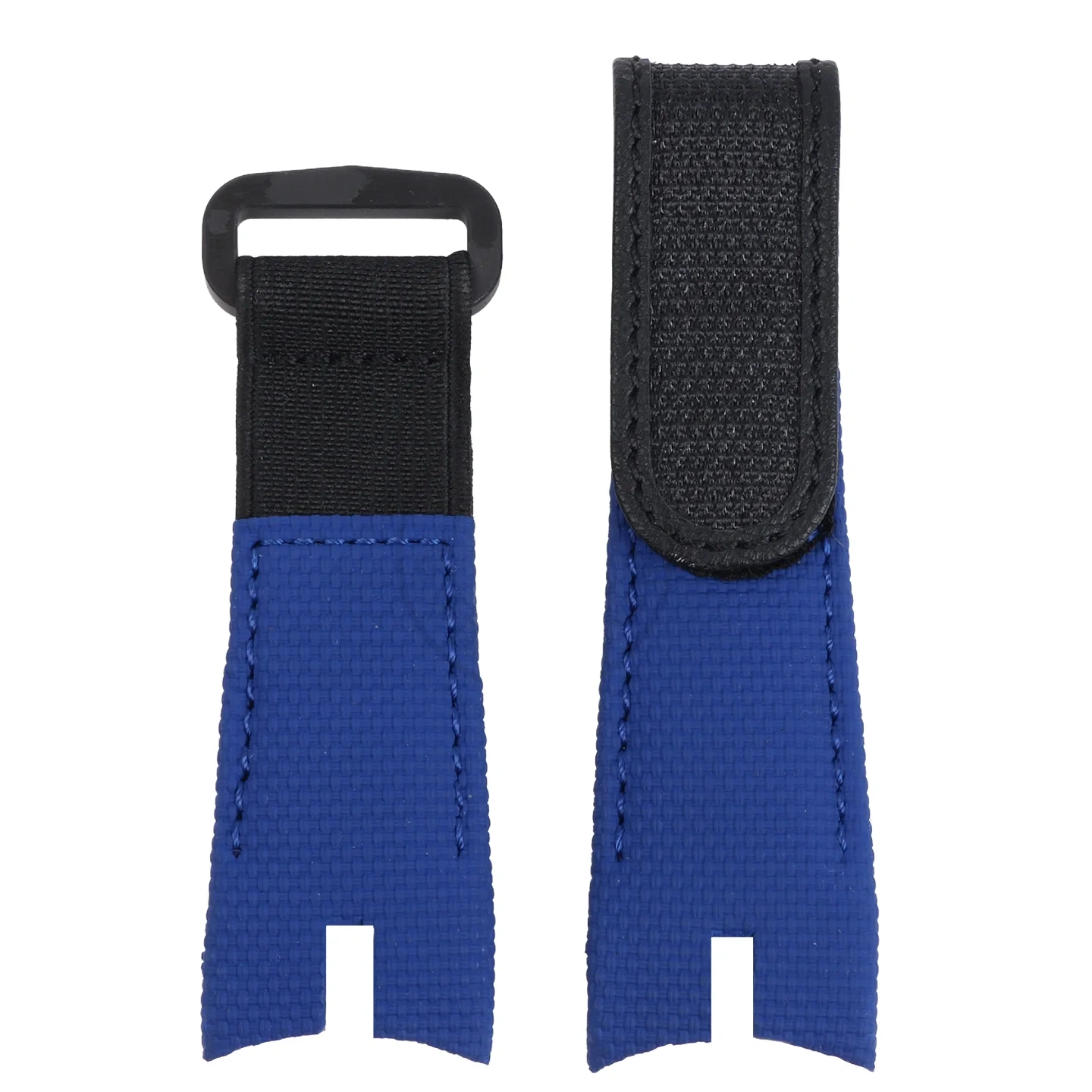 For Roger Dubuis watch Strap Men's cowhide King Series EXCALIBUR Notched Watchband Fluorine rubber nylon texture strap