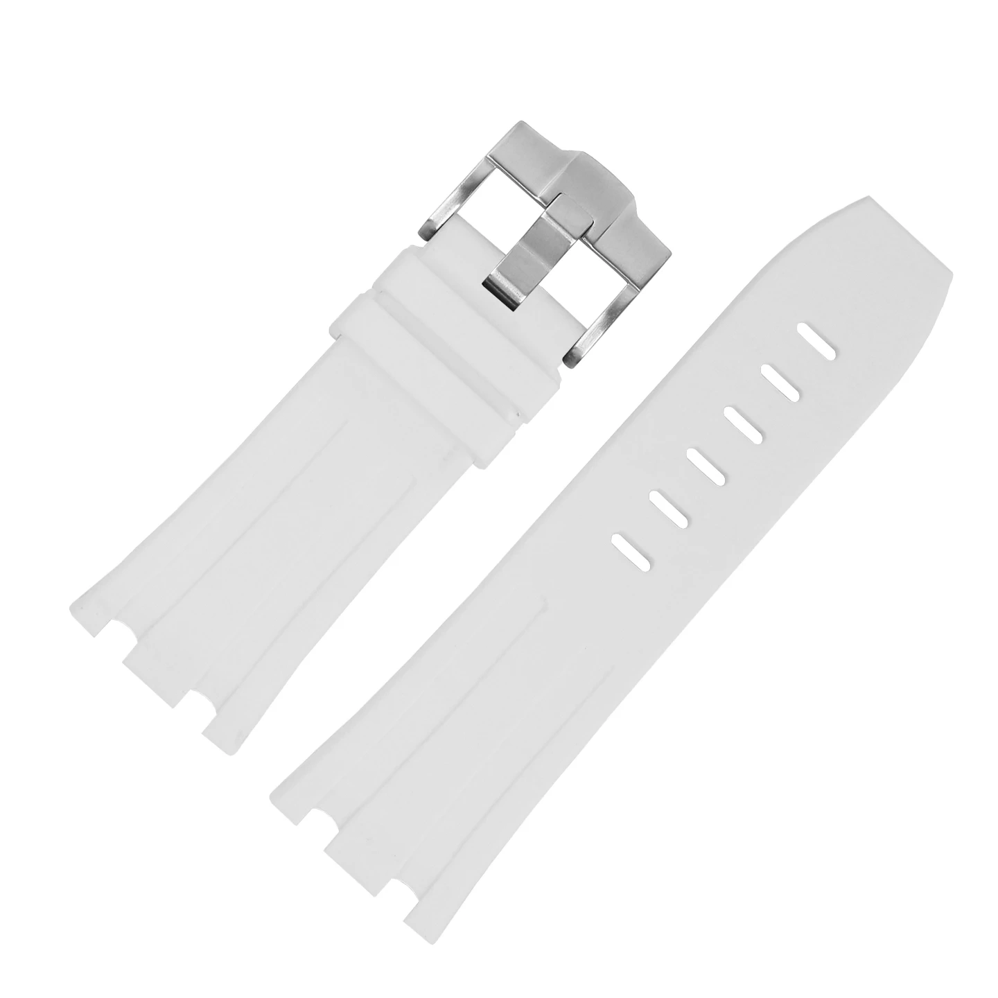 For AP Audemars Piguet Royal Oak Offshore Watch Band, Silicone Rubber Strap 42mm Dial 15703 15710 26470 0607 Series Pin buckle