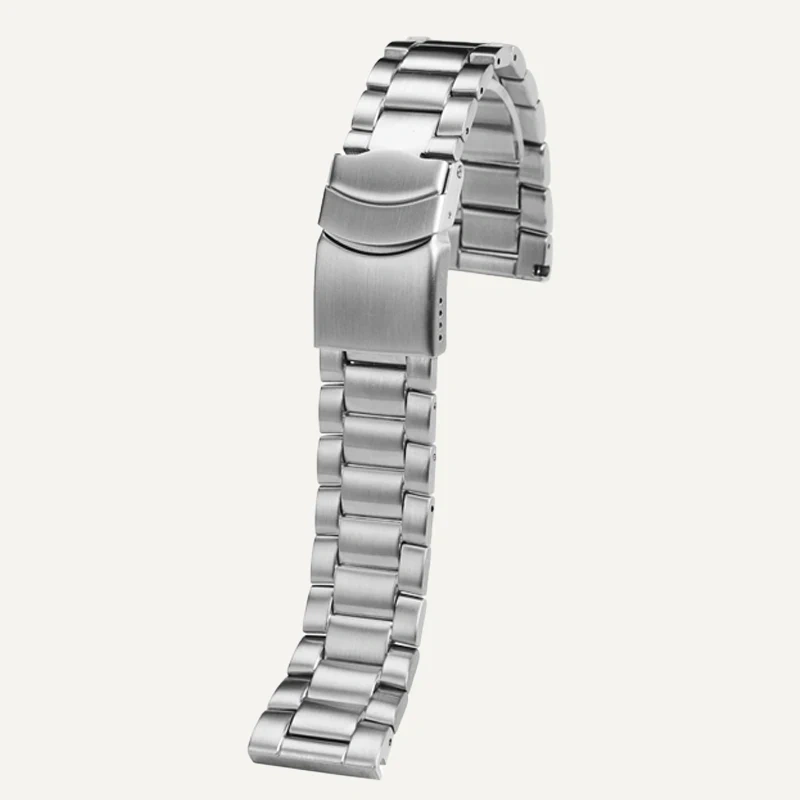 Stainless steel watch strap for Luminox 3051bo 22mm 23mm soild refined metal silver black watchband bracelet watch accessories