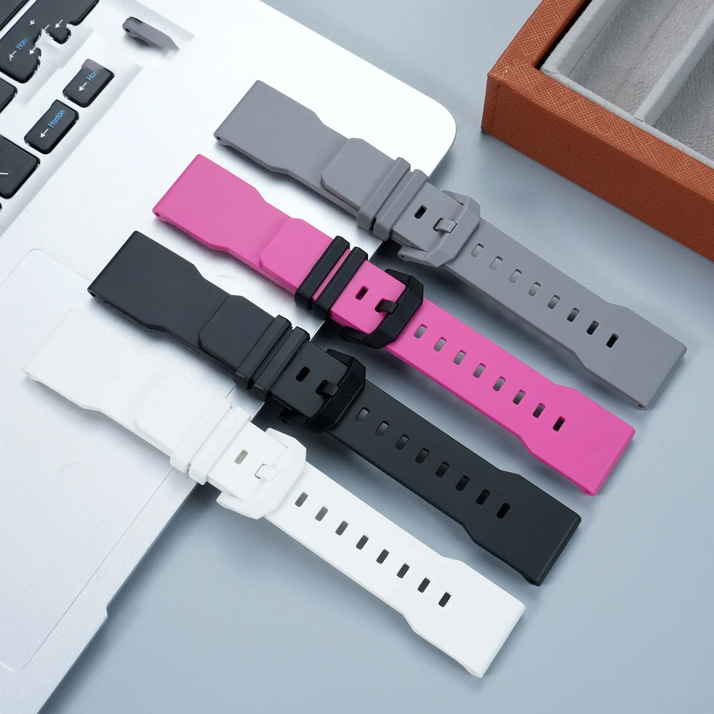 24mm Rubber Strap For Casio G-SHOCK Sports Dopamine Series GA2000 GA2200 GA-2000 GA2300 GA-2200 GA-2300 Silicone WatchBand