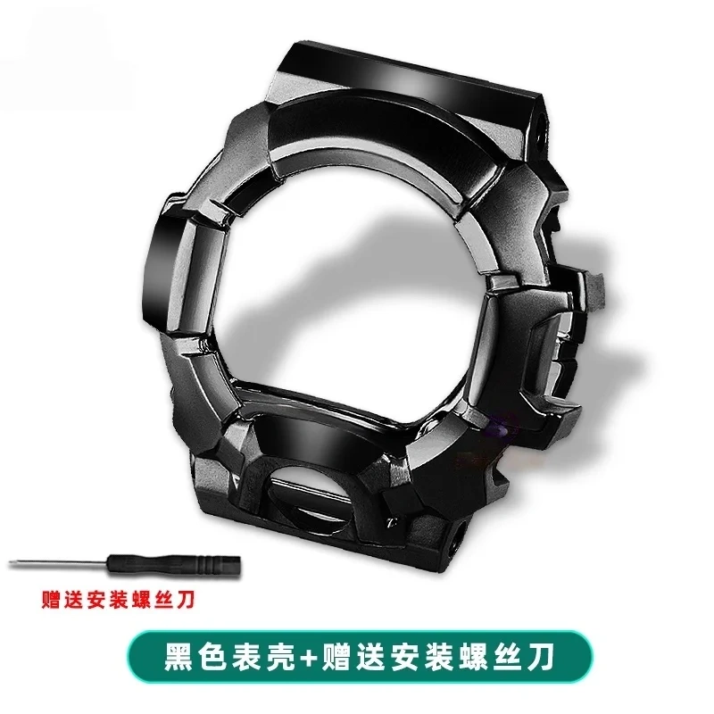 304L Stainless Steel Case GW9400 Silver Black Metal Bezel For Casio G-Shock Rangeman GW-9400J/BJ series Watch accessories