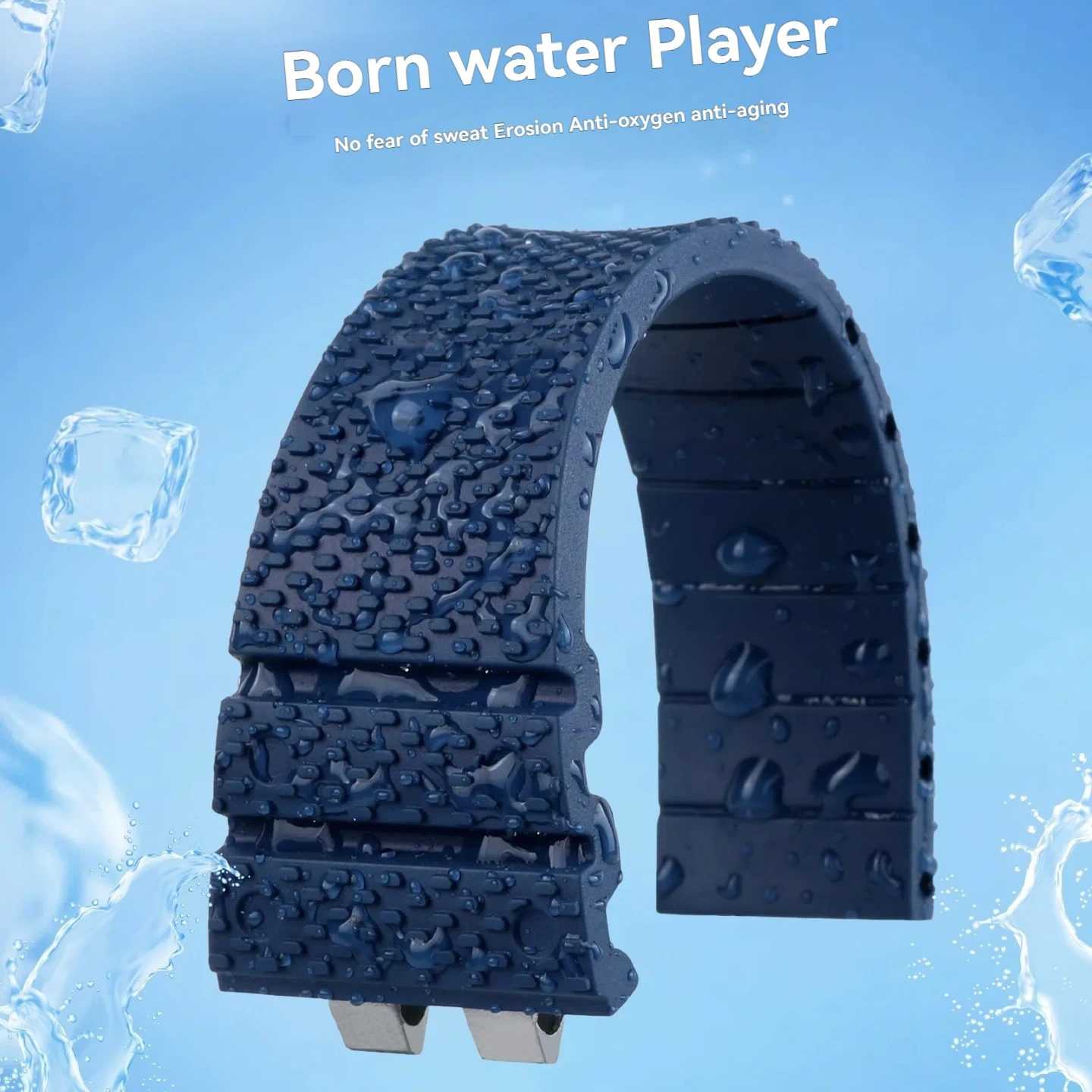 Modified Watchcase+Fluorine rubber watchband For Casio GMW-B5000 Gmw b5000 GM-B2100 series Folding buckle Men watch accessories