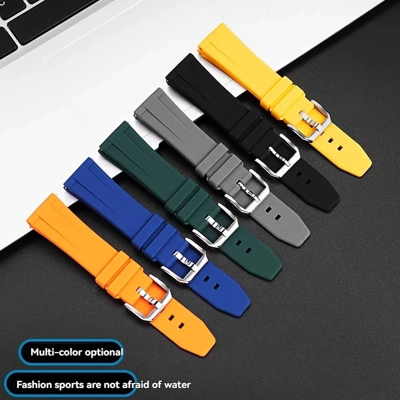 19/20/21/22mm Quick release Rubber Watchband for Longines Conquest HydroConquest L3.781 642 742 782 Sports Diving Silicone Strap