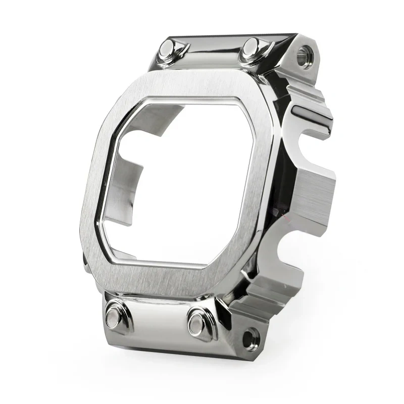 G-Refit GX-56BB Watch Band+Case 316L Stainless Steel Silver Black Gold Rainbow+Tools For Casio GWX-56BB Series Metal Bezel Strap