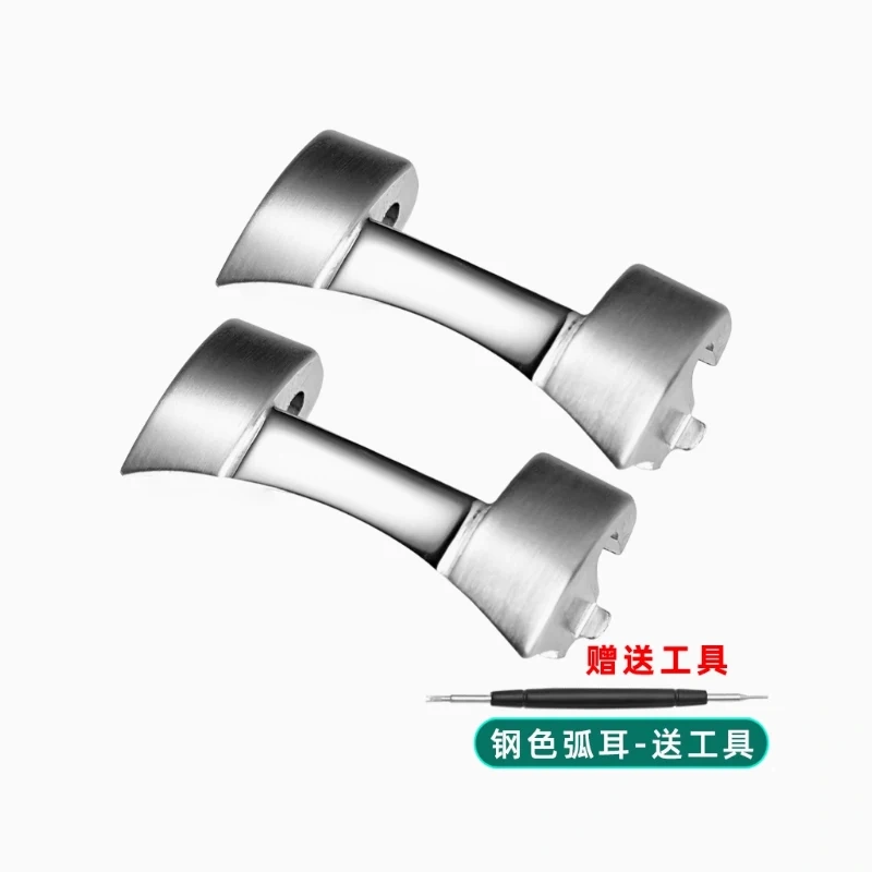 21mm Fluorous Rubber Watchband for Longines hydroconquest L3.781/L3.883.4 Conquest Sports Diving Watch Strap+Metal interface