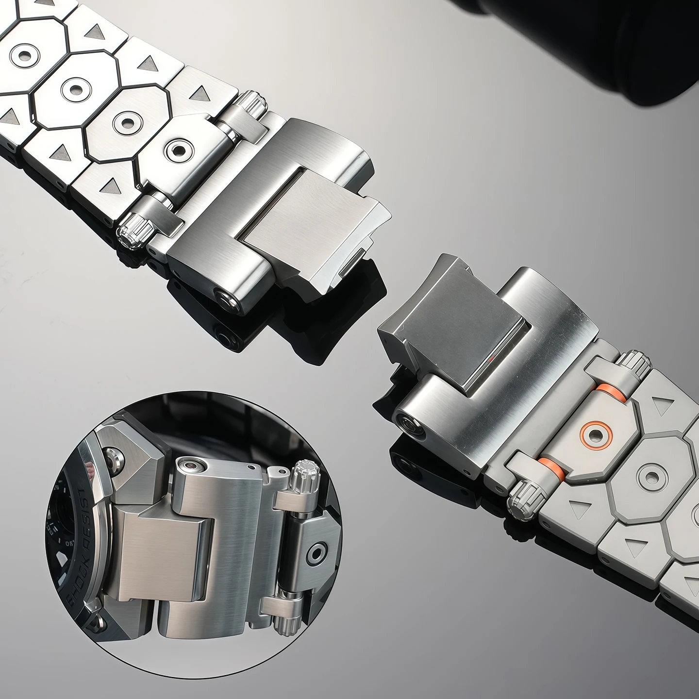 GST-B400 Modified watch strap Solid stainless steel For Casio G-SHOCK GST B400 series Metal watchband Men's Watch accessories