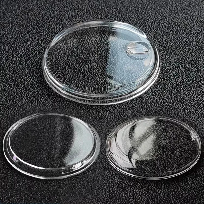 Acrylic watch lens for SWATCH Mirror plexiglass hat lid with step date window Diameter 19.6mm 29.2mm 34.6mm 37.9mm 41.5mm glass