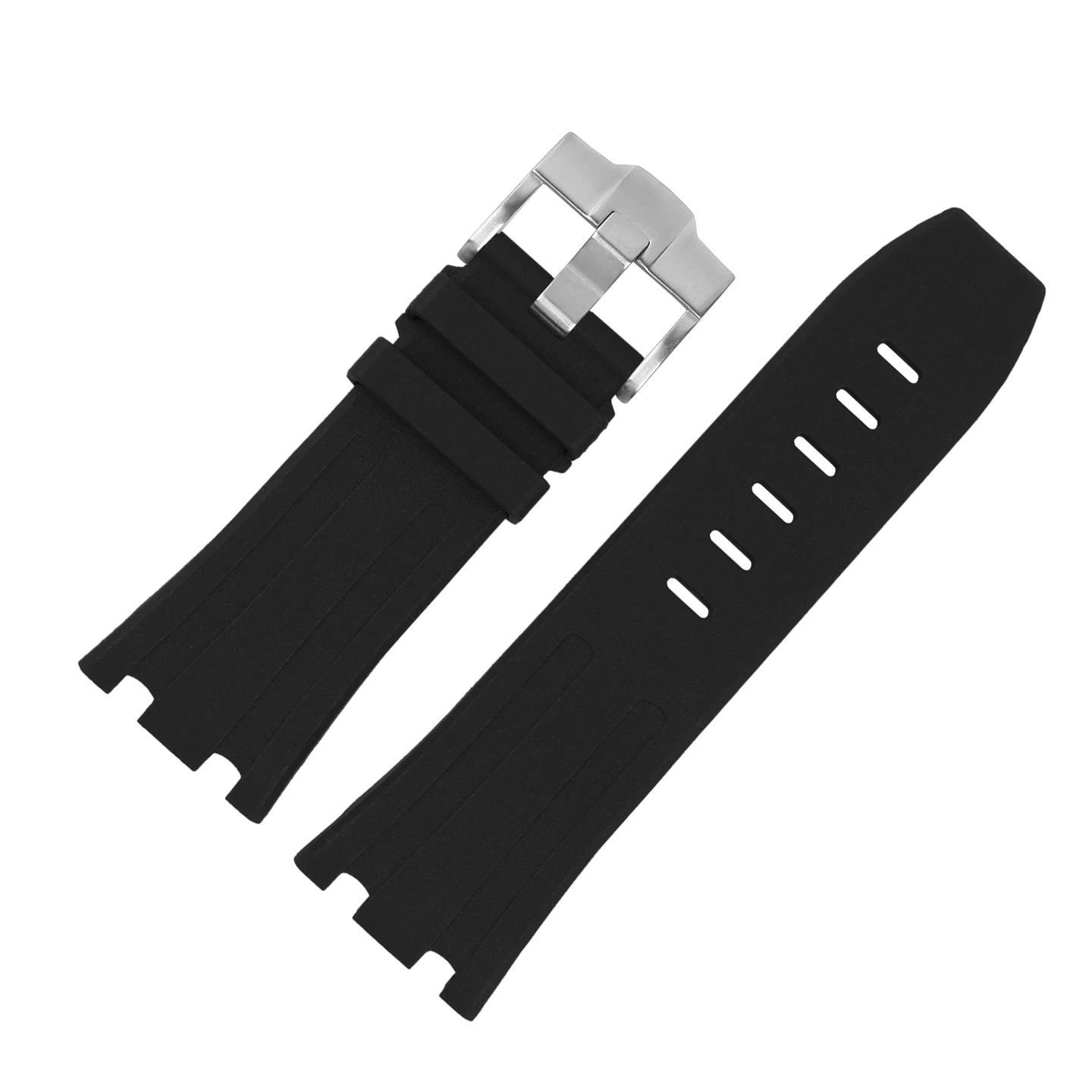 For AP Audemars Piguet Royal Oak Offshore Watch Band, Silicone Rubber Strap 42mm Dial 15703 15710 26470 0607 Series Pin buckle