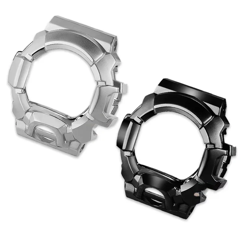 304L Stainless Steel Case GW9400 Silver Black Metal Bezel For Casio G-Shock Rangeman GW-9400J/BJ series Watch accessories