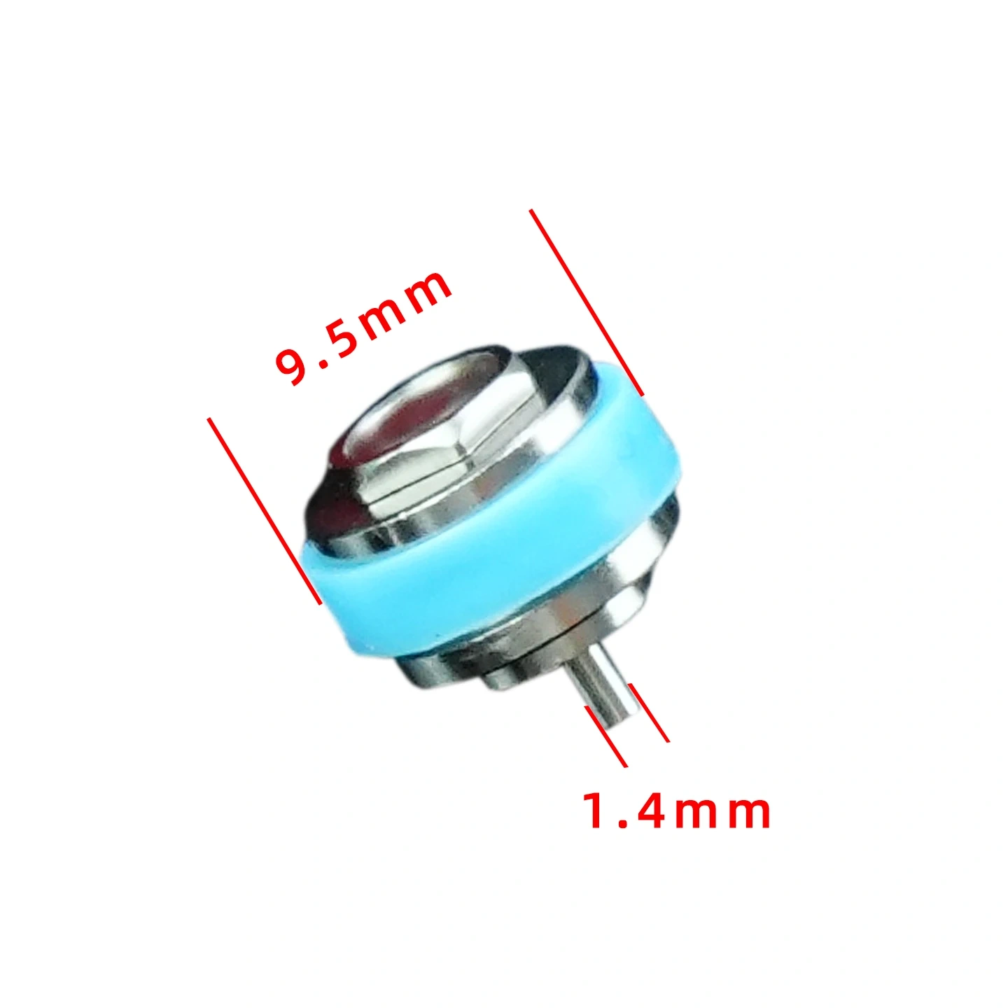 9.5x1.4mm waterproof rubber copper RM watch crown For Richard Mile watch RM35 series replacement Aftermarket parts Adjust time