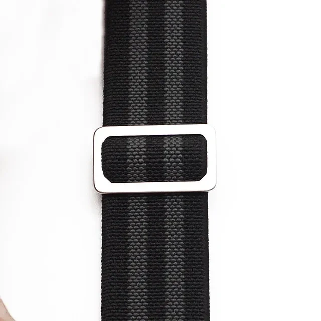 Premium French Troops Parachute Bag Elastic Watch Strap 18mm 20mm 22mm Nylon Watch Bands Universal Smart Watch Fabric Wristband
