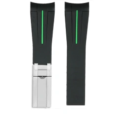 Black green-silver