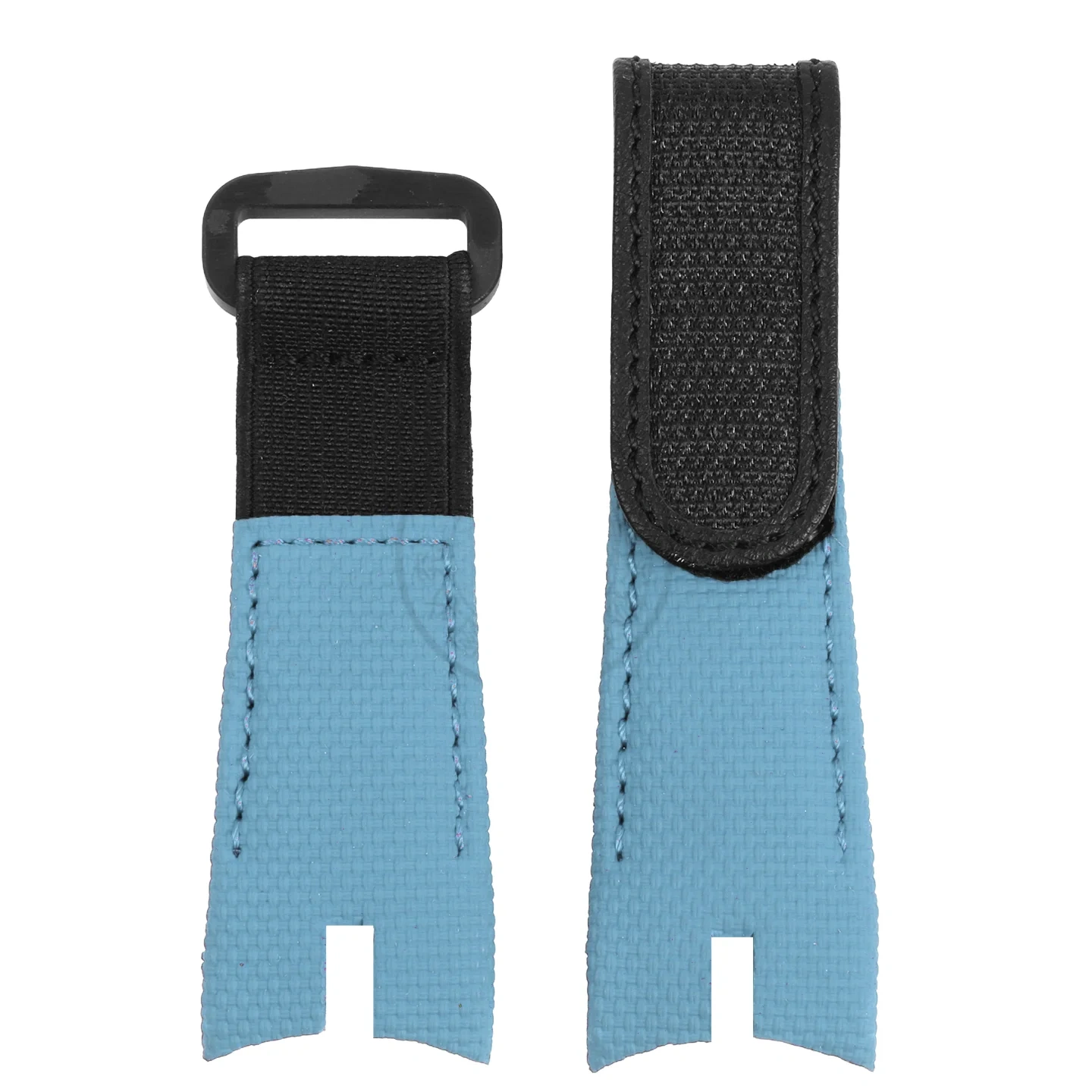 For Roger Dubuis watch Strap Men's cowhide King Series EXCALIBUR Notched Watchband Fluorine rubber nylon texture strap
