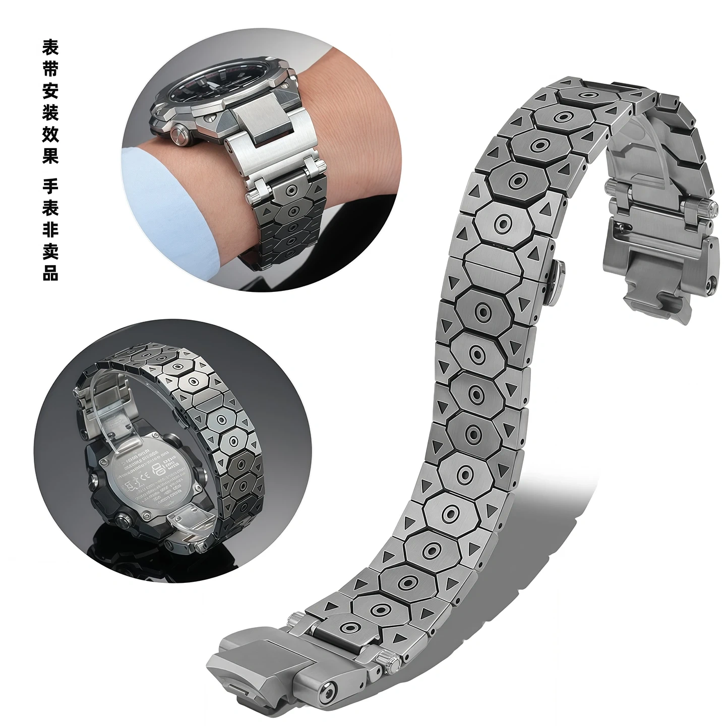 GST-B400 Modified watch strap Solid stainless steel For Casio G-SHOCK GST B400 series Metal watchband Men's Watch accessories