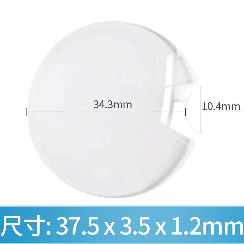 Mineral watch lens for Ballon Bleu de Cartier 28 33 36mm dial double dome watch crystal mirror transparent Replacement loading