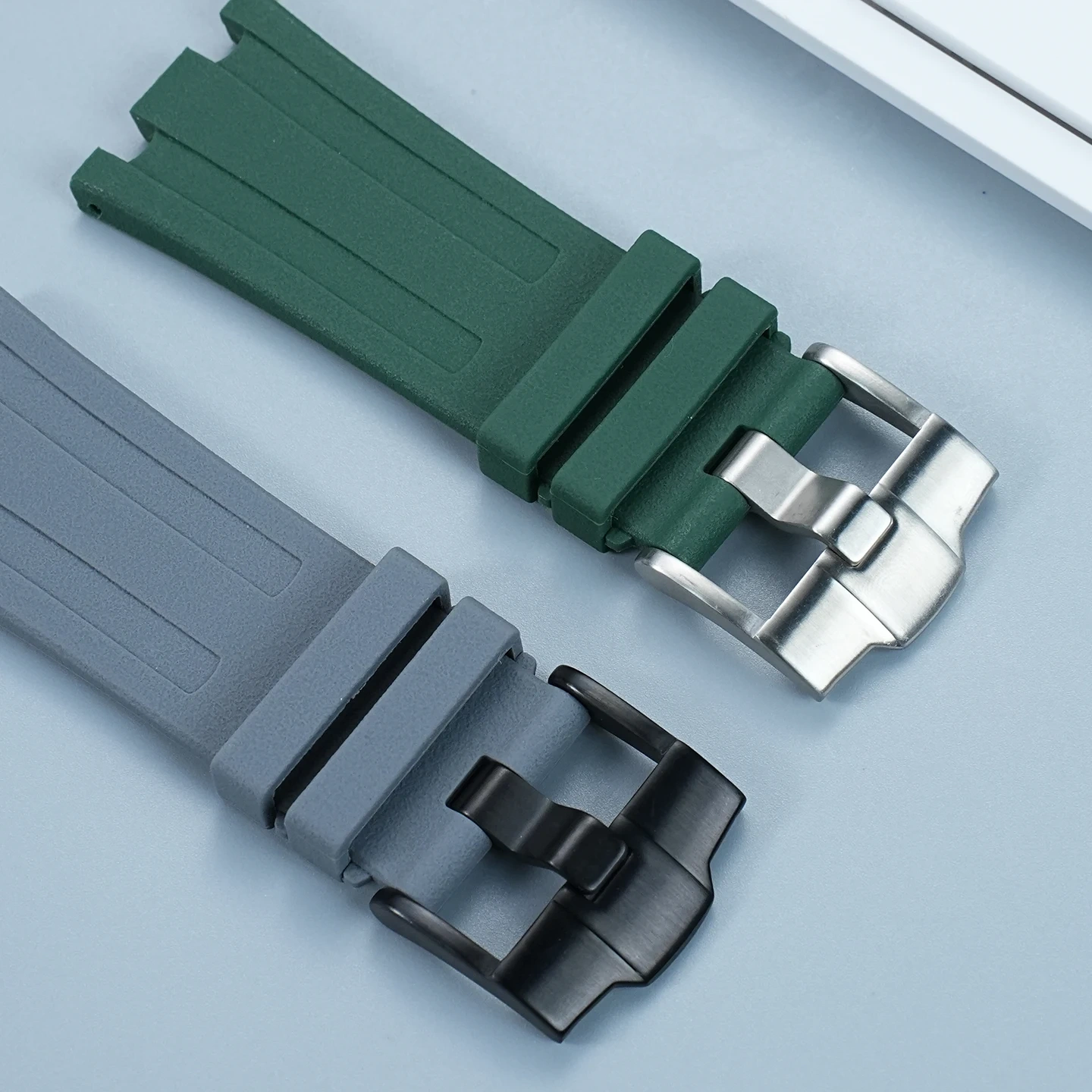 For AP Audemars Piguet Royal Oak Offshore Watch Band, Silicone Rubber Strap 42mm Dial 15703 15710 26470 0607 Series Pin buckle