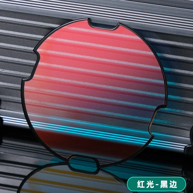 Watch lens Red light Transparent and black edge Substitute for Diesel DZ7395/7413/7370/7436mirror watch glass mirror accessories
