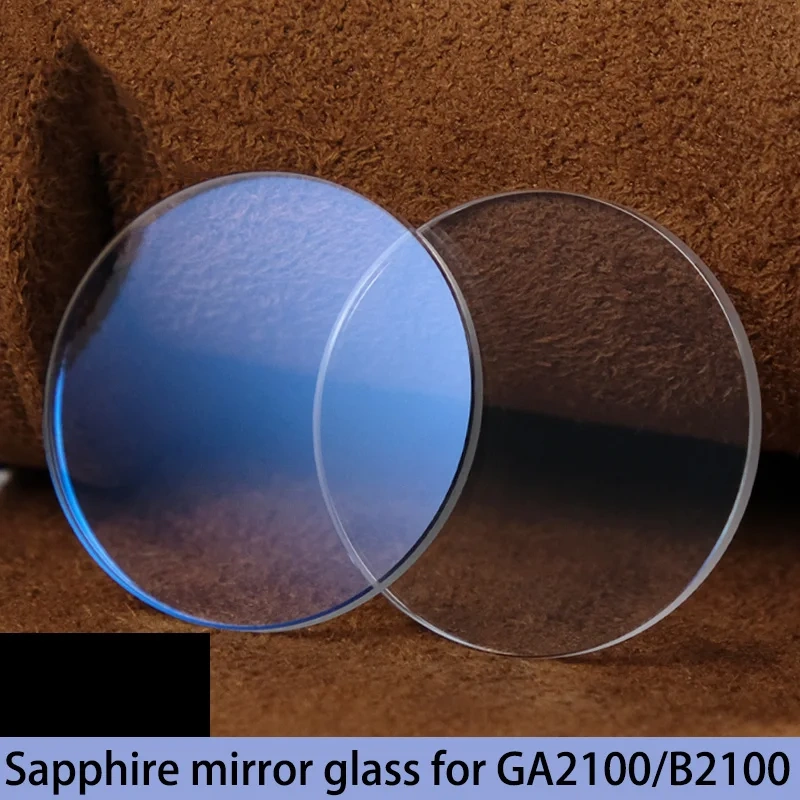 Watch lens Mineral/sapphire Crystal glass high transparent red light Blue watch mirror For Casio GA2100 GAB2100 GA-2100 GA-B2100