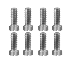8 silver screws